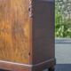 Art Deco buffet with 2 doors, wooden and marble Art Deco furniture.