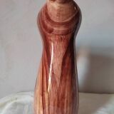 Earthenware decanter in false wood