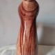 Earthenware decanter in false wood