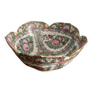 Coupe Saladier Plat Porcelaine - famille rose