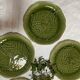Lot de 5 assiettes en majoline Choisy le Roi XIX