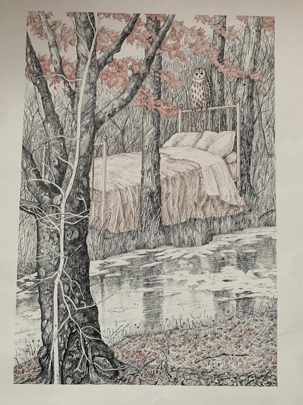 Lithograph - Stanislao Lepri - 1974