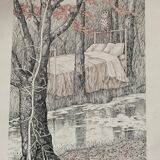 Lithograph - Stanislao Lepri - 1974