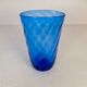Art Deco Set of 6 Sculpted Glass Vases Handmade Reijmyre, Sweden, 1930s