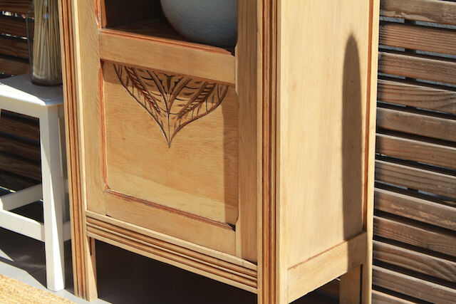 Art Deco oak hosiery