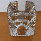 Bohemian crystal candle holder Rudolf Jurnikl for Rudolfova 60'S