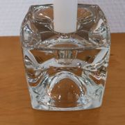 Bohemian crystal candle holder Rudolf Jurnikl for Rudolfova 60'S