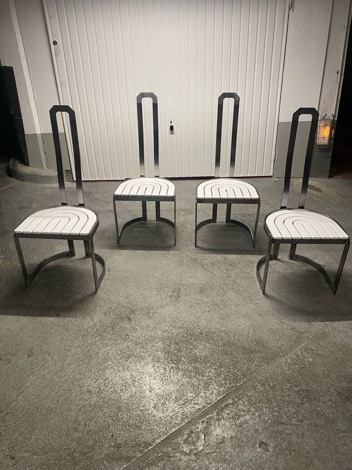 4 chaises allmilmo Allemagne 1980