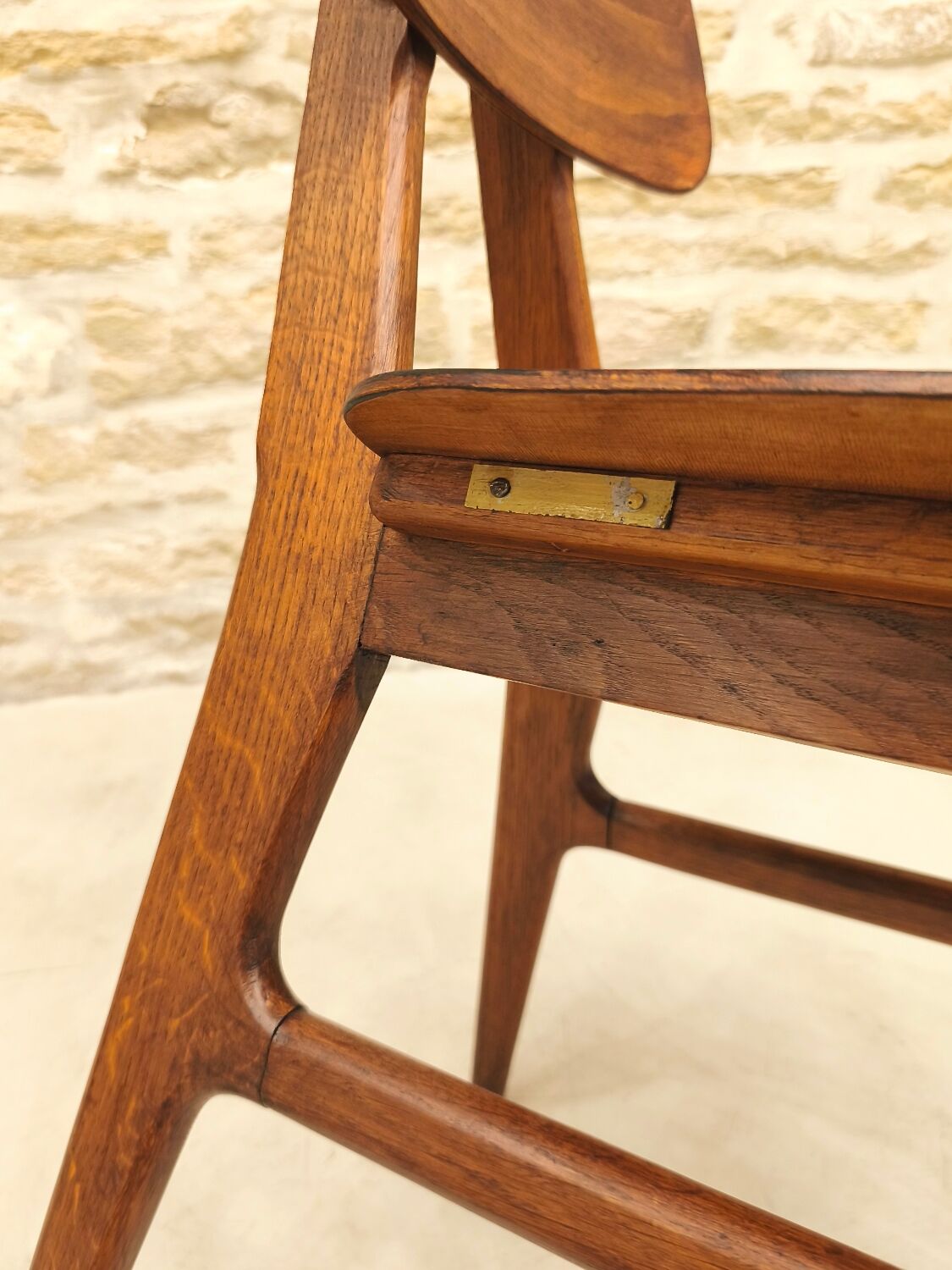 Dismantlable chair by the manufacturer Atelier Saint Sabin, 1950