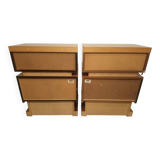 Paire de chevets scandinave teck année 70 simat doubinski