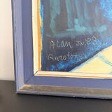 ALAN "Bouquet of Flowers" Oil on panel