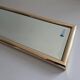 Rectangular wall mirror with a gold metal frame by Schöninger, 1970s, Germany.
