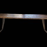 Large Oak Antique Table Wagon