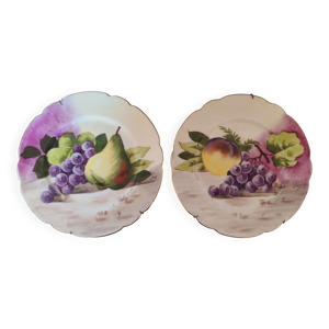 Paire d’assiettes à - limoges