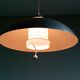 Nordiska Kompaniet adjustable pendant lamp, aluminium and porcelain, 1950