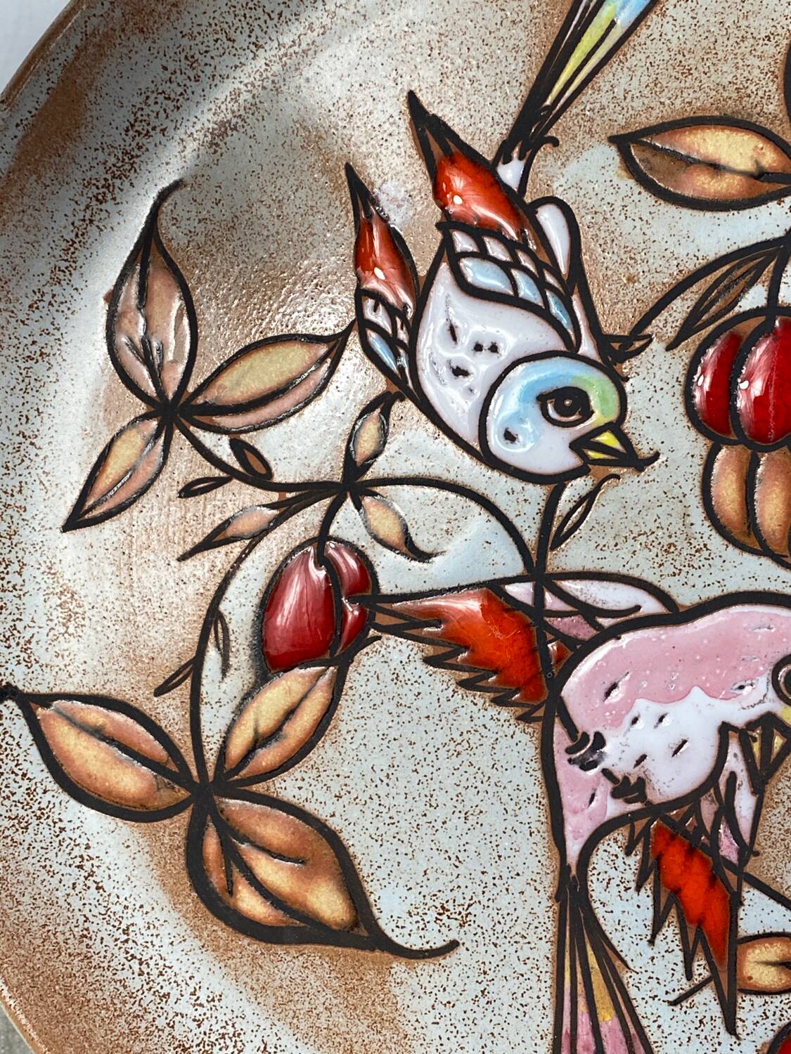 Vallauris ceramic plate