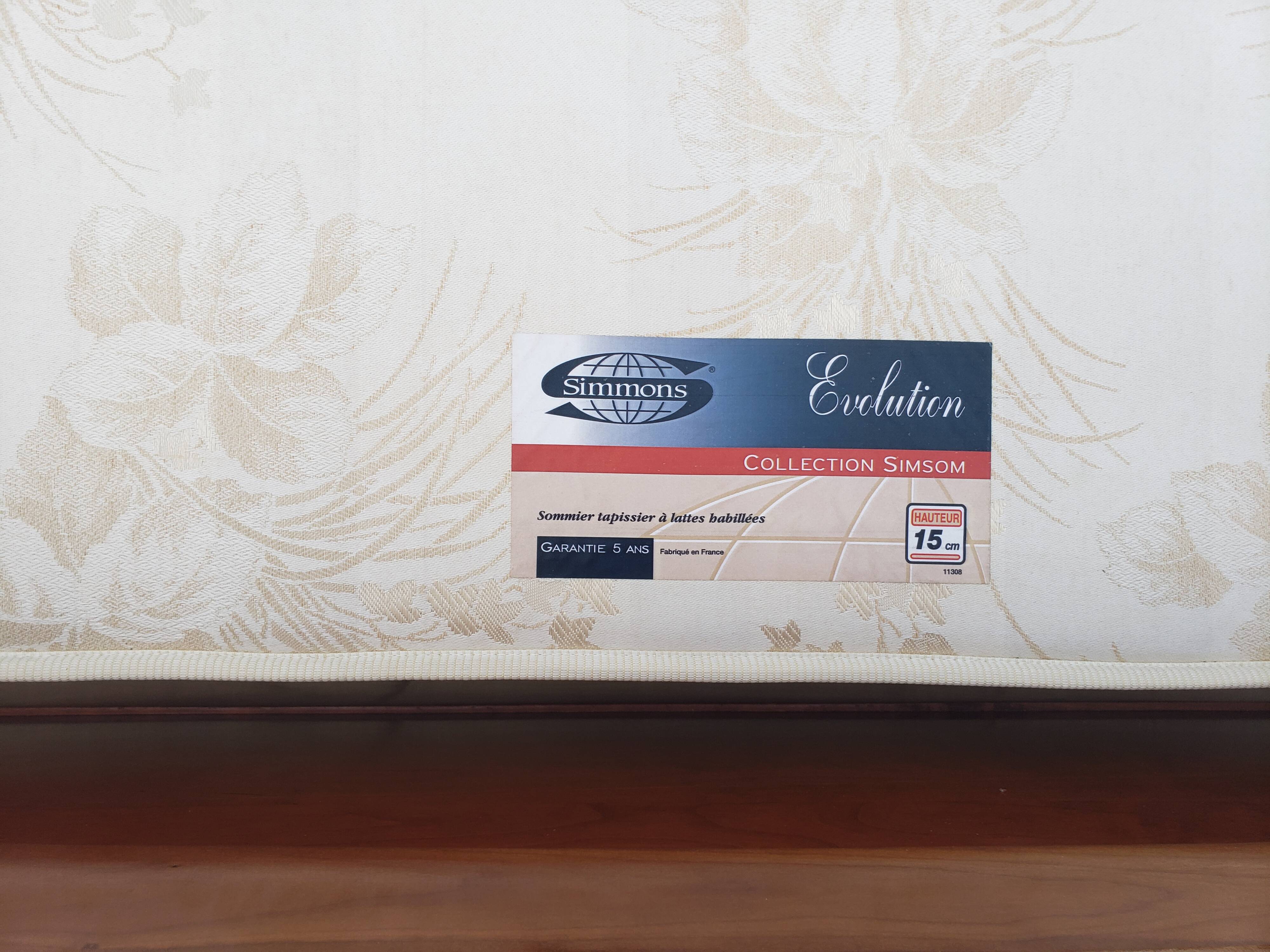 Louis XV style bed in cherry wood