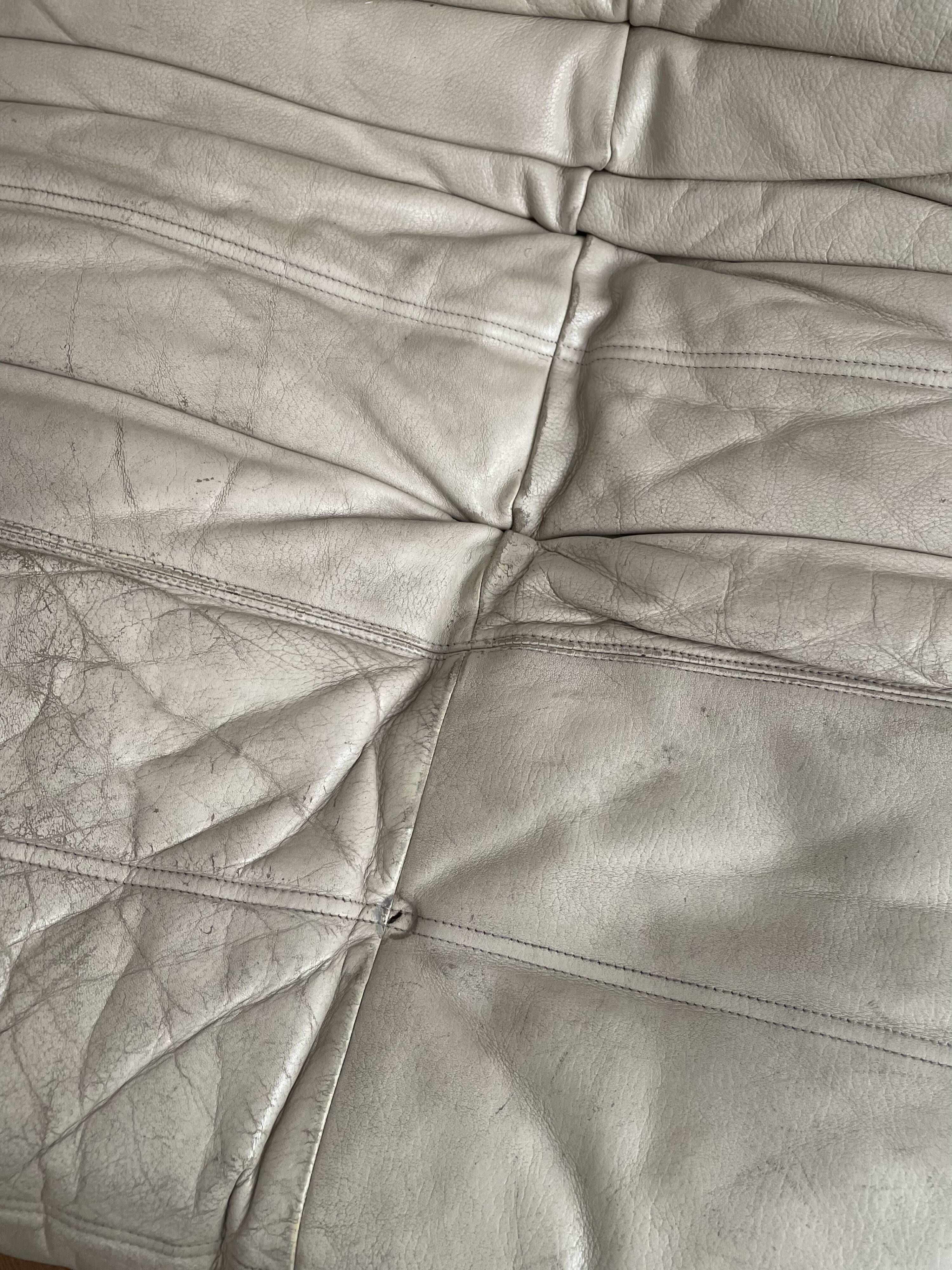 Sofa bench 3 places Togo by Michel Ducaroy edition Ligne Roset vintage