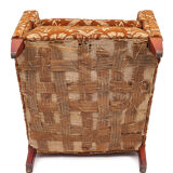 Silk velvet armchair, 1900