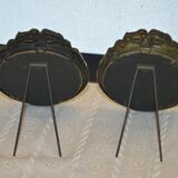 Brass frames with a knot