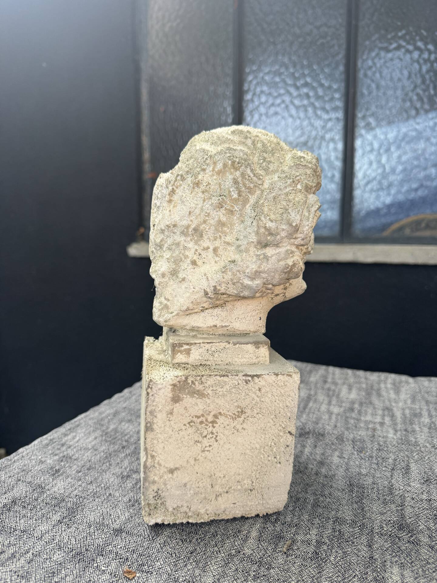 Antique plaster bust