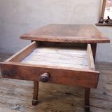 Table Louis XV XVIIIth, a drawer, old
