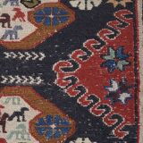 Vintage Turkish rug from Oushak, hand-woven 117x196 cm