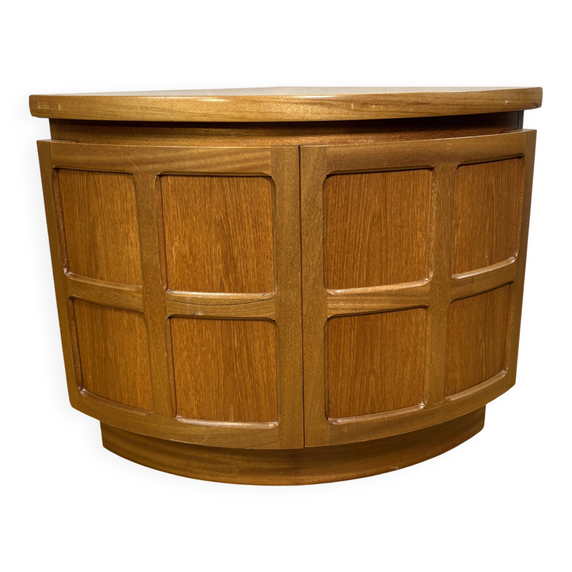 Mid-Century Retro Vintage Teak Corner Cabinet by Nathan Furniture 1970  “Sq