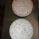 Two glass wall light