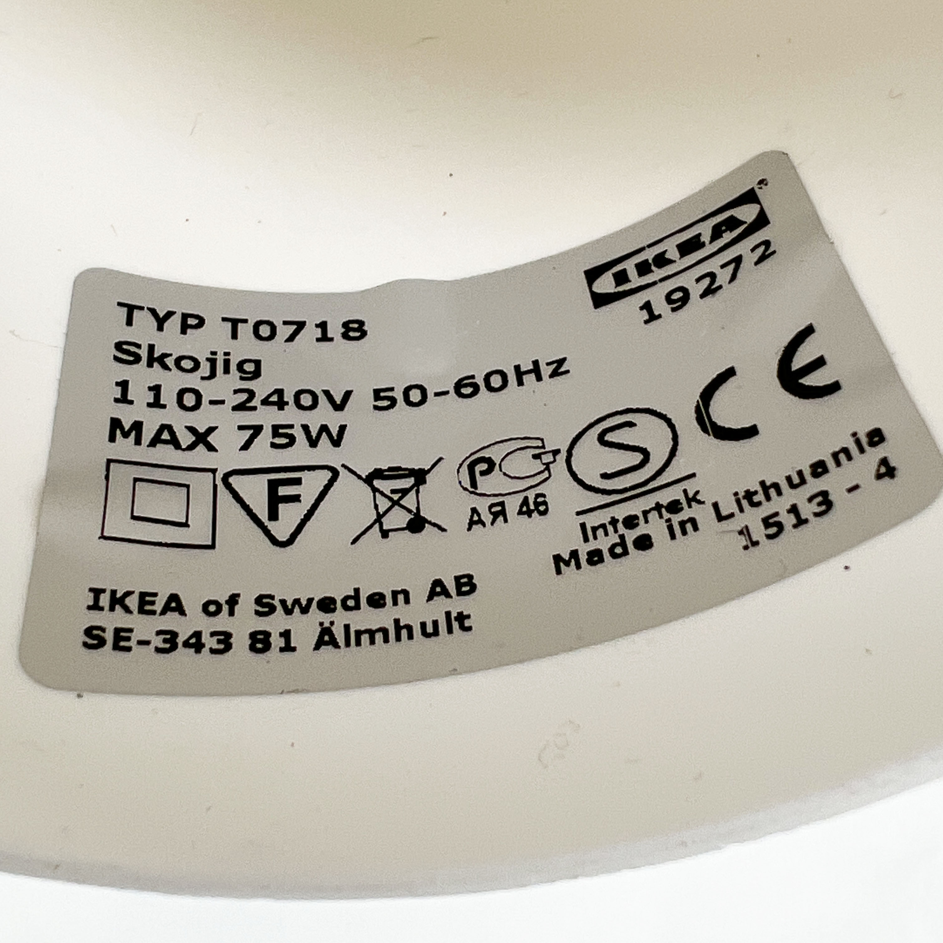 Cloud blue pendant lamp by Henrik Preutz for Ikea, 1990