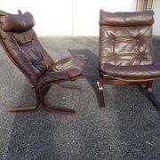 Pair of Siesta armchairs Scandinavian design Ingmar Relling Westnofa Year 70