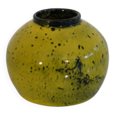 Vase boule en ceramique 1960