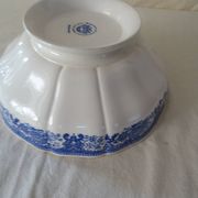 Large salad bowl dish Villeroy & Boch antique earthenware 374112 Burgenland Blue