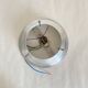 Large round ceiling light in white opaline glass, antique lighting fixture