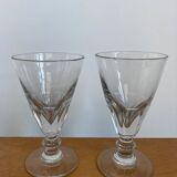 Paire de verres à absinthe fin XIXeme
