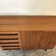 Vintage storage cabinet 1960's 5 drawers 2 doors