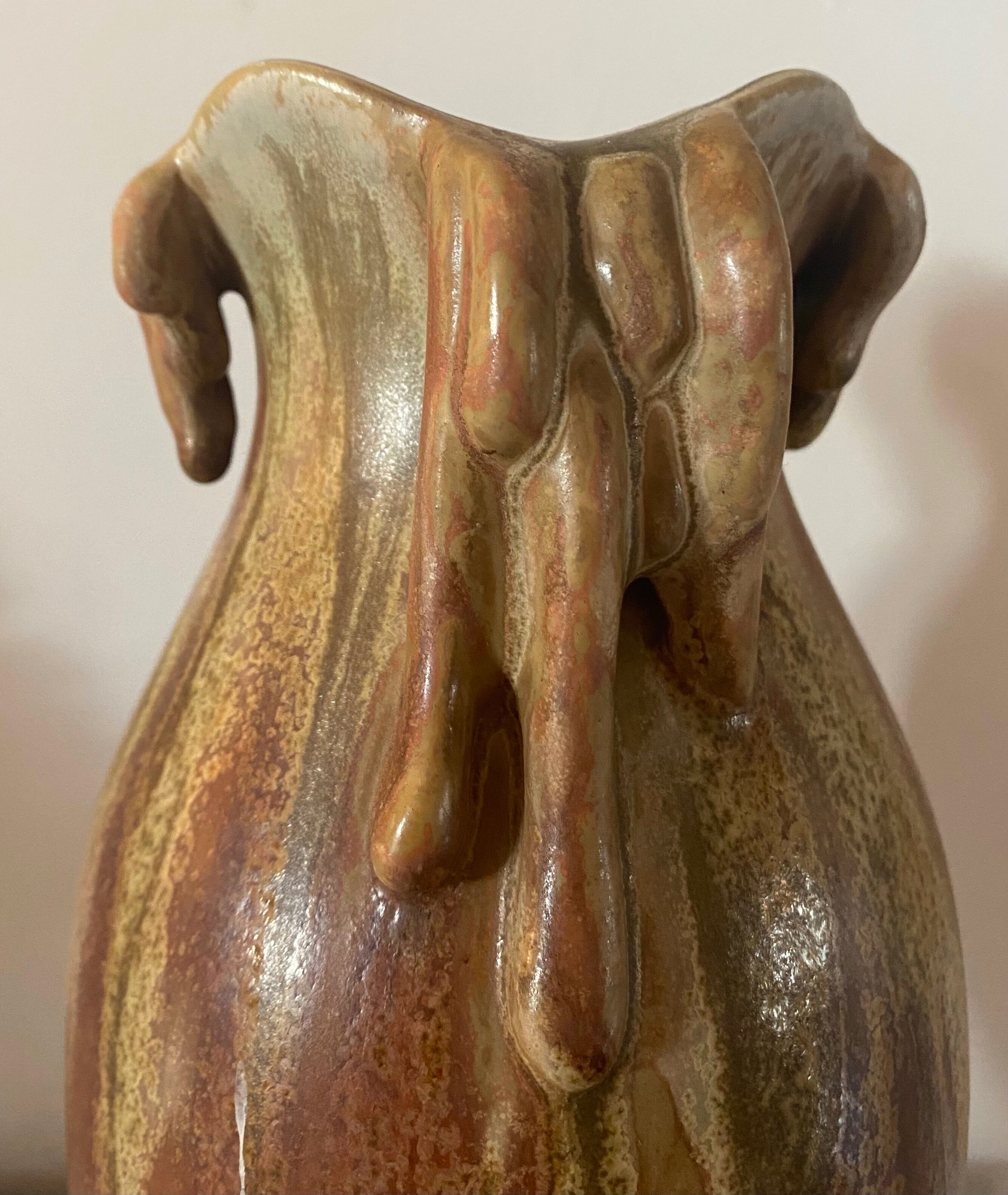 Large vase Denbac cf. René Denert Louis Balichon Motifs goutte (c. 1921)