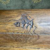 Solid oak monastery farm table