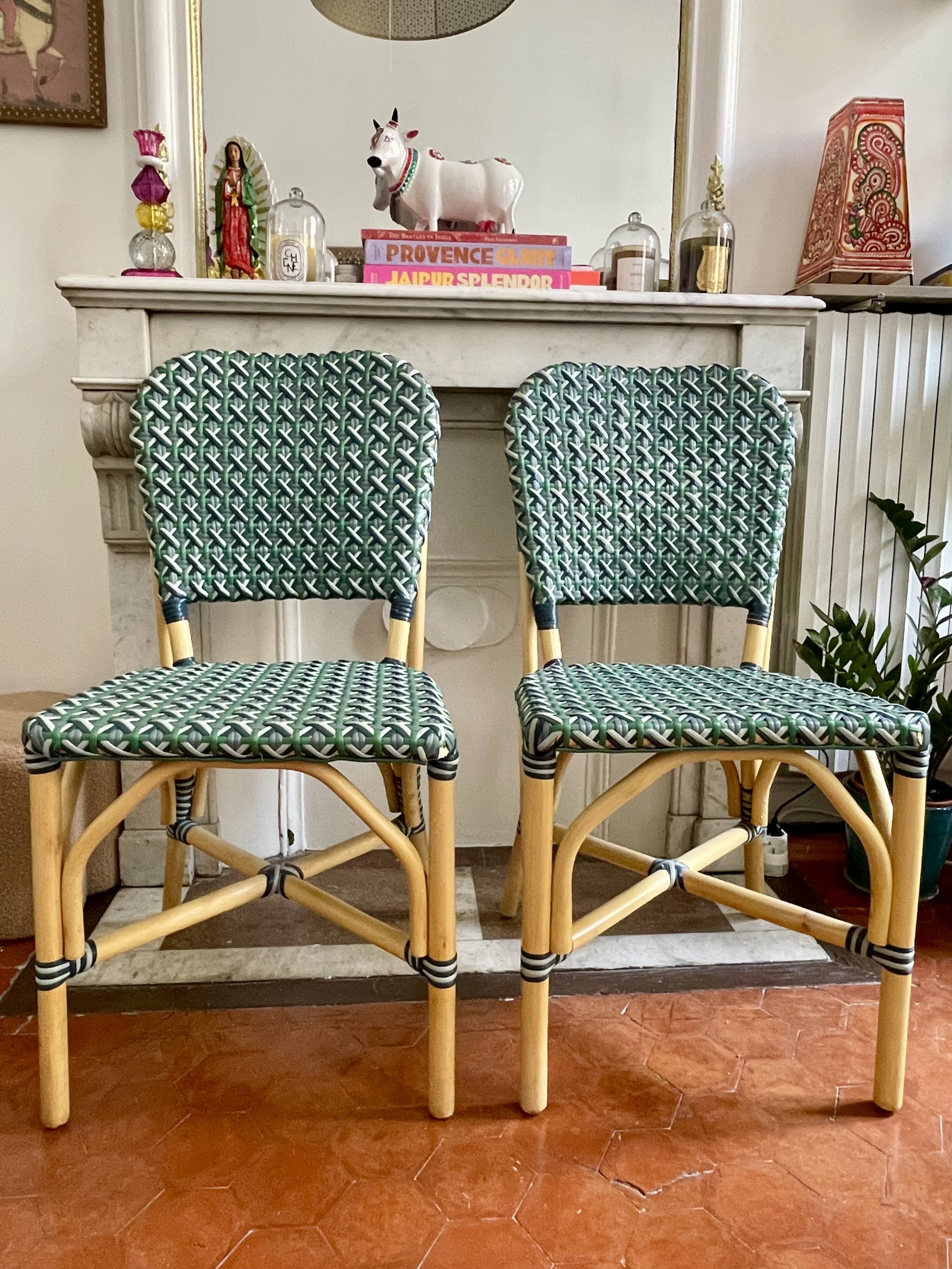 Paire de chaises bistrot neuves