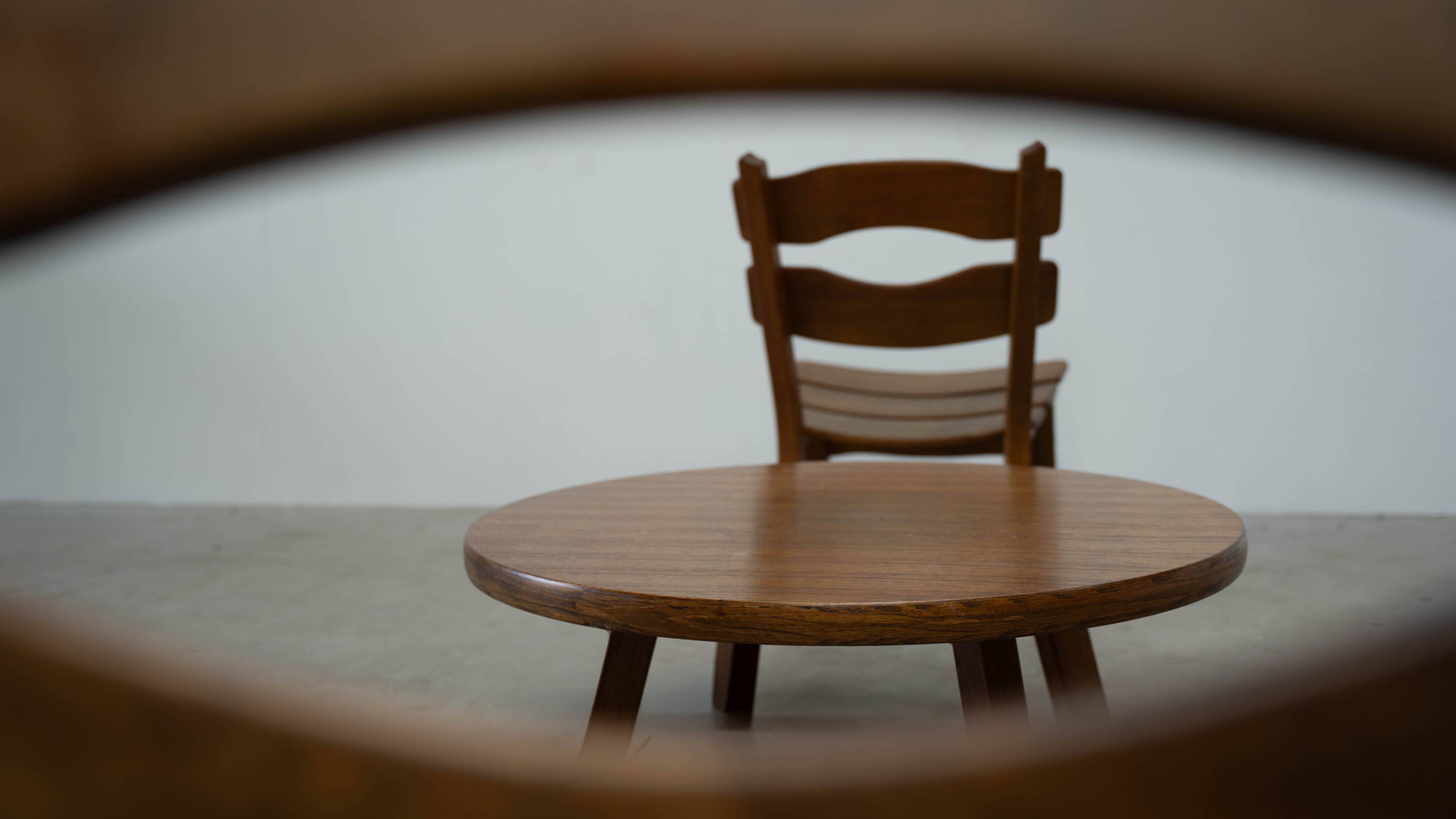 Ensemble de deux fauteuils de salon et table basse de Dittmann & co.