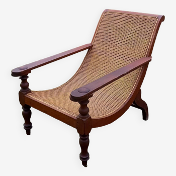 Colonial cane planter armchair
