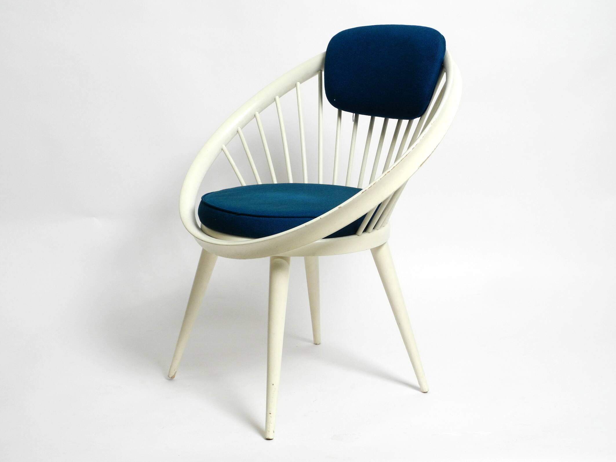 Original 1950s Yngve Ekström Circle Chair for Swedese - Made in Sweden