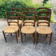 6 oak chairs