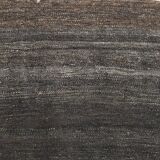 6x10 Brown & Beige Handmade Wool Kilim Rug, 195x324Cm