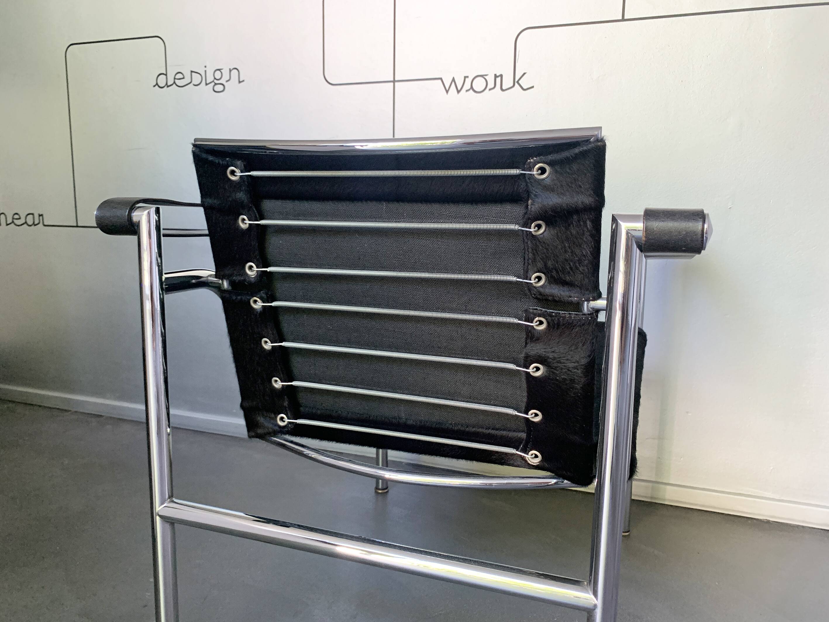 Vintage LC1 Cassina armchair Le Corbusier Charlotte Perriand 1960-70