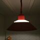 Vintage metal pendant light Hala, '80s