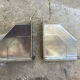 Pair of vintage industrial style metal bookends