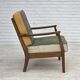 1960s, Danish armchair, furniture wool, beech wood.