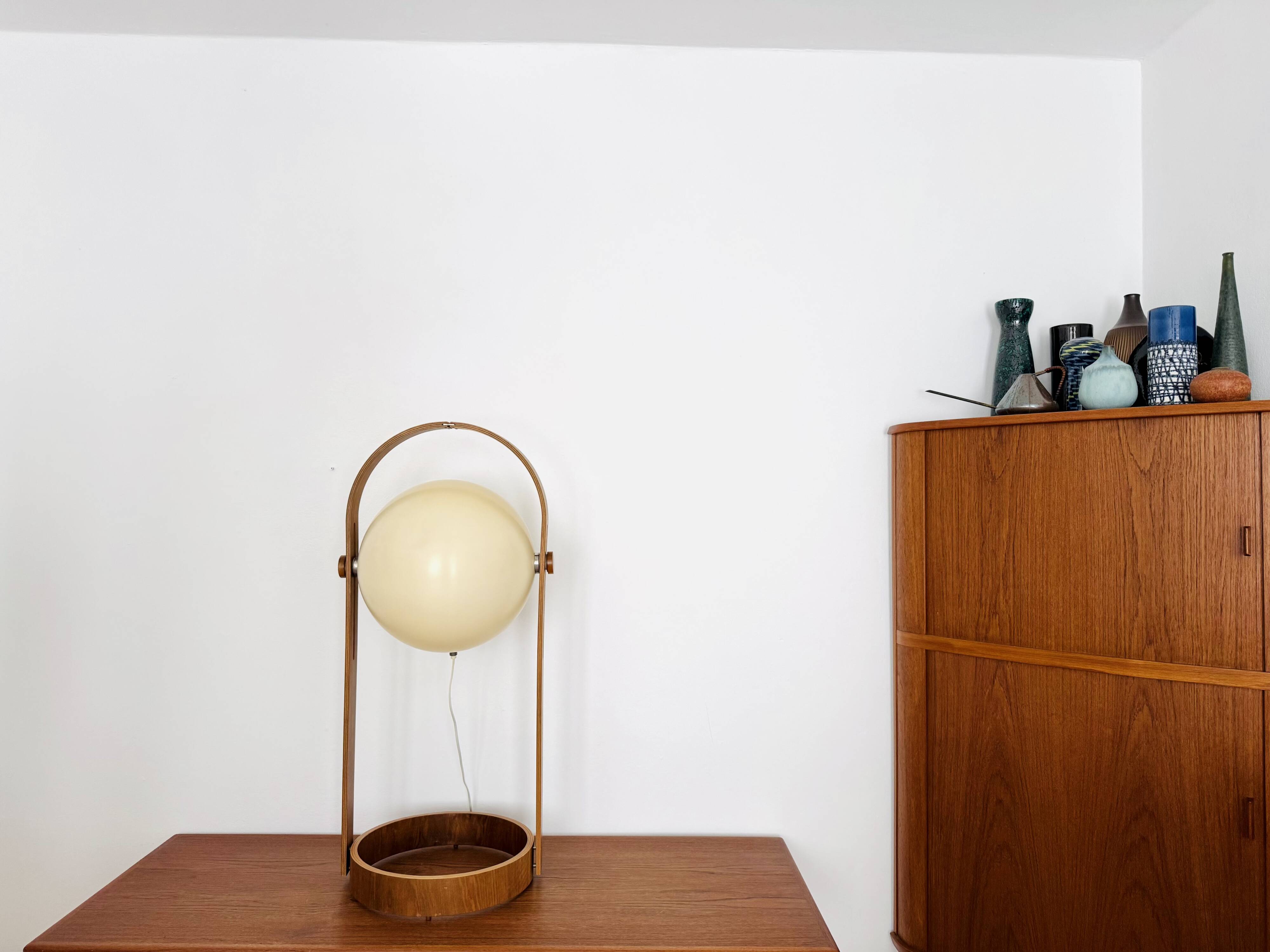 Walnut Floor Lamp by Temde