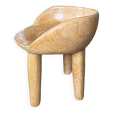Chaise en bois massif